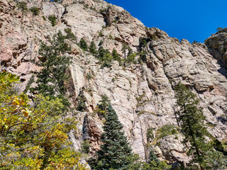 Rock of Albuquerque, New Mexico from the Sandia Mountain Crest