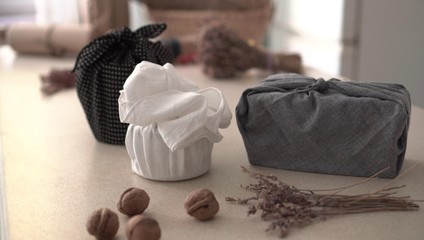 Furoshiki is the beautiful Japanese way of wrapping gifts with fabric. Organic natural fibers like...