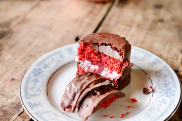 Red velvet cake.