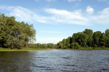 Lake Krasilovo in the Altai territory. Western Siberia. Russia