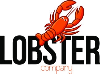 Cute and funny logo for lobster store or company 2