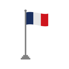 France flags icon vector design symbol