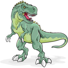 Tyrannosaurus Rex Dinosaur Illustration