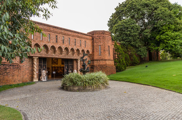 RECIFE, PE, BRAZIL - NOVEMBER 19, 2019: The historic architecture of Instituto Ricardo Brennand...