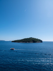 Fototapeta na wymiar View of Lokrum Island in the Adriatic Sea, Croatia