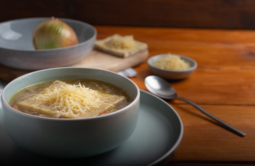 onion soup a very healthy winter dish