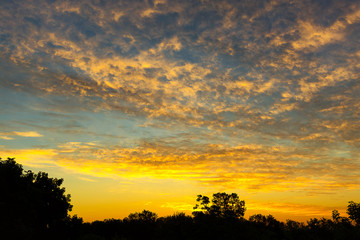 Sunrises and sunsets of Russia