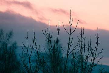 Fototapeta premium Sunrises and sunsets of Russia