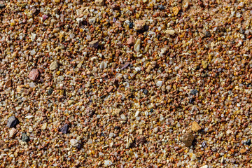 Texture of the wet sand for background