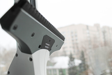 Window washing with a vacuum cleaner