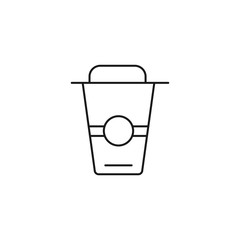 branding services - minimal line web icon. simple vector illustration. concept for infographic, website or app.
