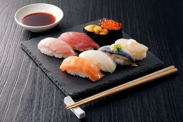 Foto op Plexiglas 寿司　Sushi. Japanese food © Nishihama