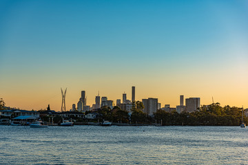 Obraz premium 彼方の街