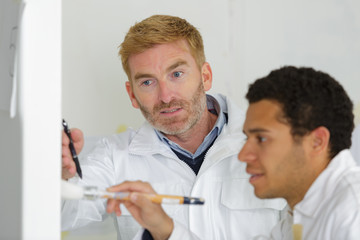 portrait of painter with apprentices