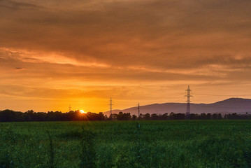 Sunrises and sunsets of Russia