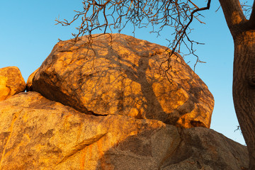 desert rocks in Namibia