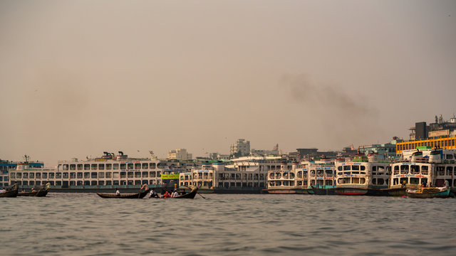 Sadarghat In Dhaka, Bangladesh