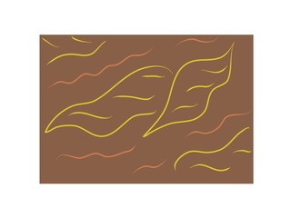 Brown abstract background, vector poster. Graphic illustration. Drawn object, modern