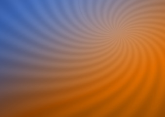 Swirling radial ray sunburst background. 3D illustration.