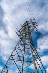 high voltage electricity power mast