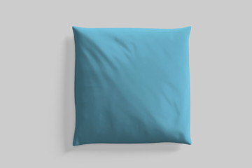 Cushion mock up isolated on a white background