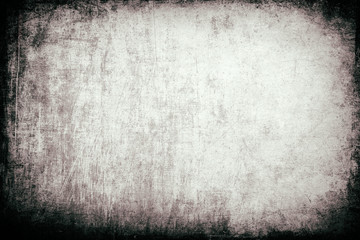 Grunge background. Old wall texture, concrete scratched frame - 306658171