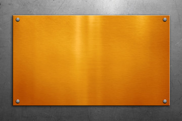 Metal plate with rivets on steel background - 306658577