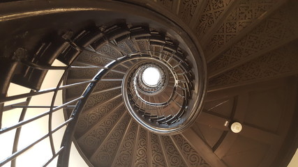 old spiral staircase