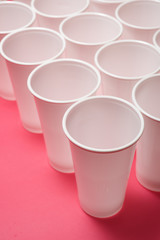 Disposable cups view