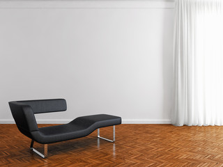 large luxury modern minimal bright interiors room mockup illustration 3D rendering