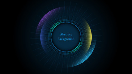 Abstract technology background Hi-tech communication concept innovation background vector illustration