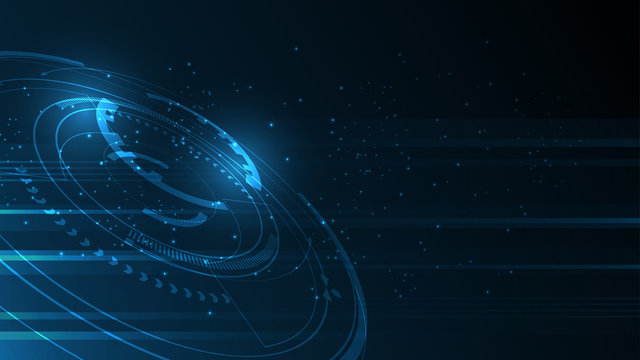 Abstract technology background Hi-tech communication concept innovation background vector illustration