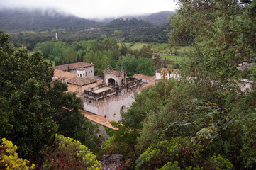 Fototapeta premium Lluc sanctuary, spiritual center of Mallorca. Spain