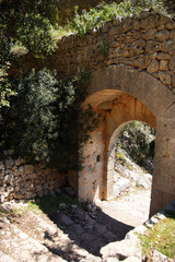 ancient ruins in the mountains of mallorca
