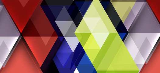 Abstract concept triangle graphic element. Technology background. Banner, poster template