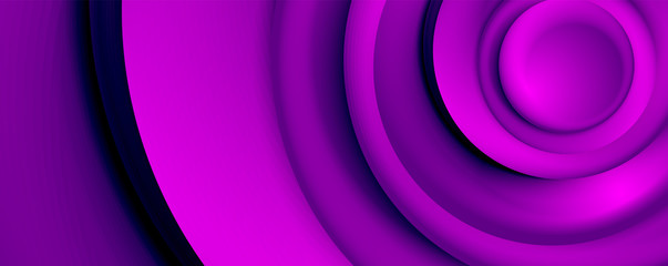 Vector 3d style abstract swirl circles, modern techno digital trendy abstract background. Vector Illustration For Wallpaper, Banner, Background, Card, Book Illustration, landing page