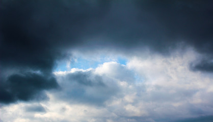 Obraz premium blue sky with clouds