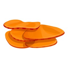 Coral mushroom icon. Cartoon of coral mushroom vector icon for web design isolated on white background