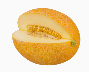 Watermelon isolated on white background with clipping path