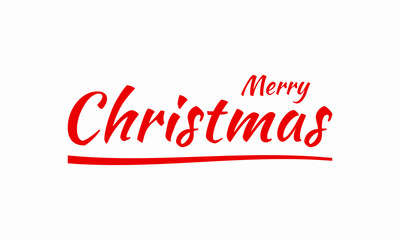 Vector Typography text on the theme of Christmas Day on December 25th. Illustration.