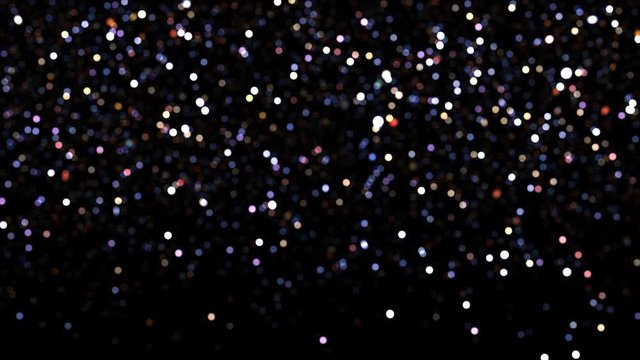 glitter color bright sequins on dark