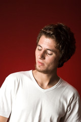 Obraz premium Young man With Different facial Expressions