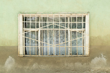 window in cage