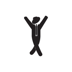 Elegant man icon vector isolated on background. Trendy people symbol. Pixel perfect. illustration EPS 10. - Vector..