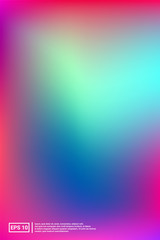 Holographic, Vector, Glossy Cover. Soft Color. 