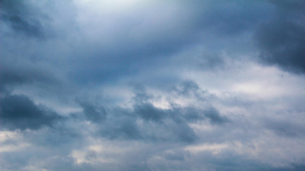blue sky with clouds