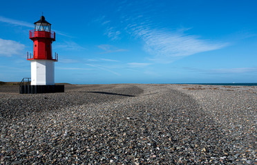 Fototapeta na wymiar Lighthouse on the Point of Ayre, Isle of Man, British Isles