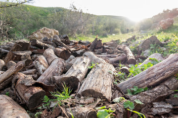 Obraz premium wooden parts