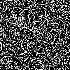 Seamless chaotic black and white background. Grunge texture monochrome