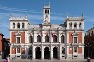 Fototapeta premium Town hall at the mainsquare of Valladolid, Spain